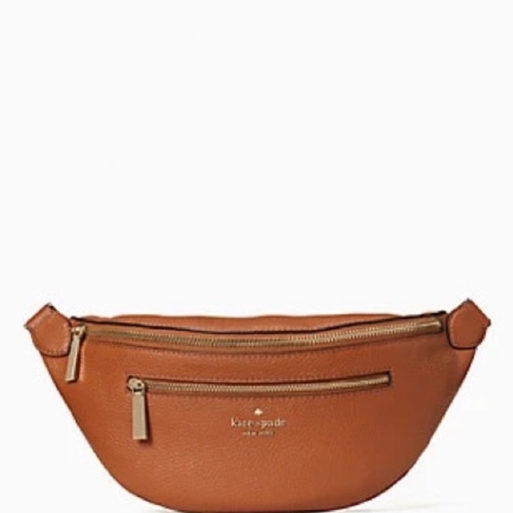 kate spade Handbags - ♠️kate spade Leila Leather Belt Bag Fanny Pack, Warm Gingerbread!